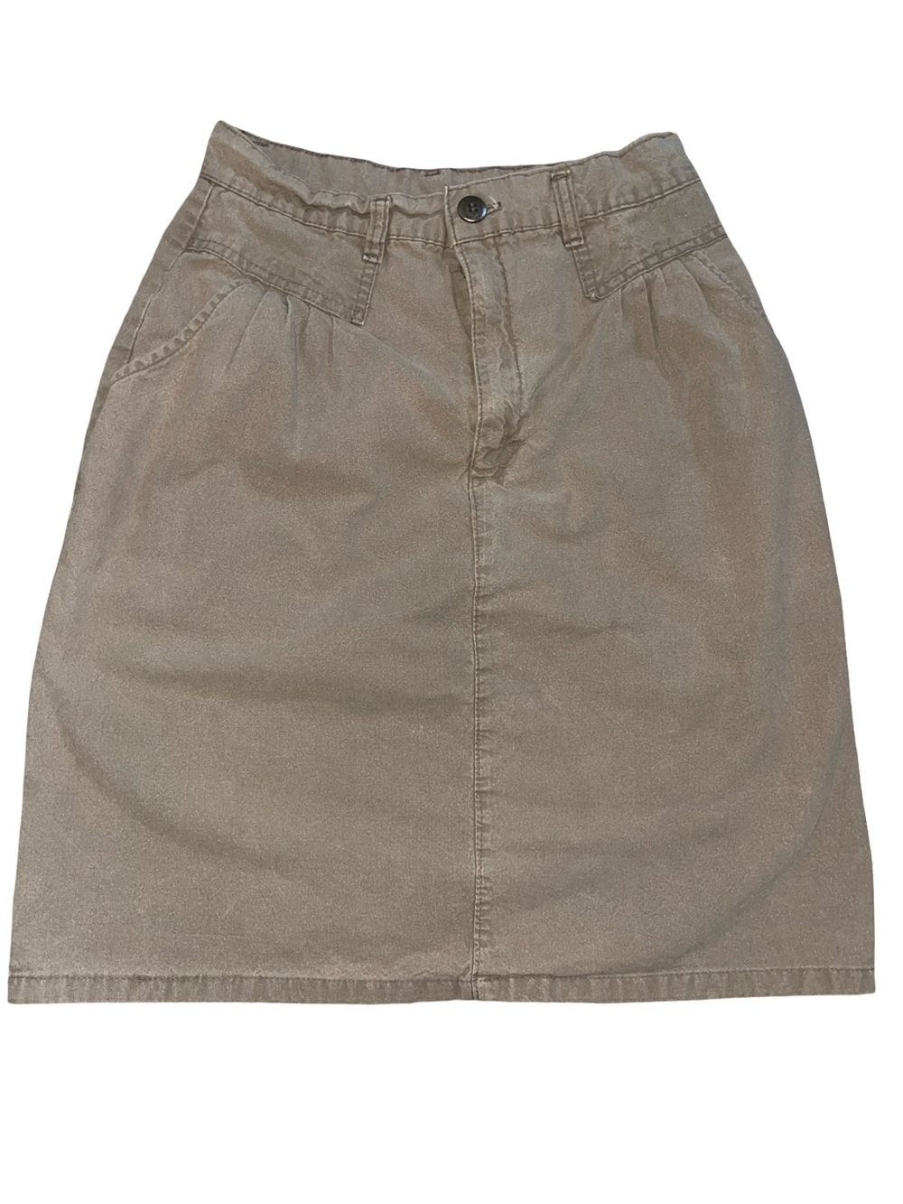 Vintage Cherokee Khaki Utility Skirt - 80s/90s Retro Mini size M